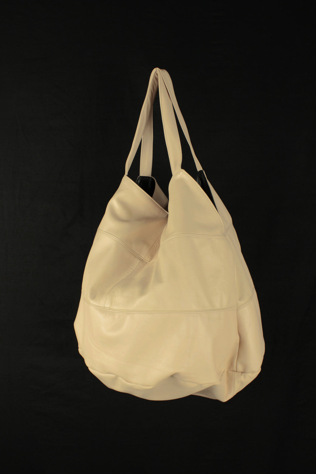 Pale Pink Leather Tote