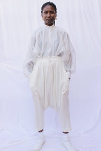 Baloon Shape Cream Trouser