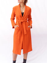 Cargar imagen en el visor de la galería, Tangerine Coat With Belt
