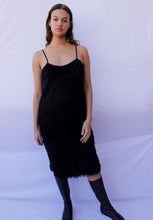 Cargar imagen en el visor de la galería, Black Fuzzy Dress
