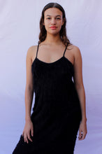 Cargar imagen en el visor de la galería, Black Fuzzy Dress
