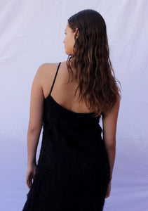 Black Fuzzy Dress