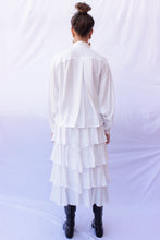 Cargar imagen en el visor de la galería, White Flamenco Tiered Skirt
