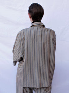 Striped Satin Shirt